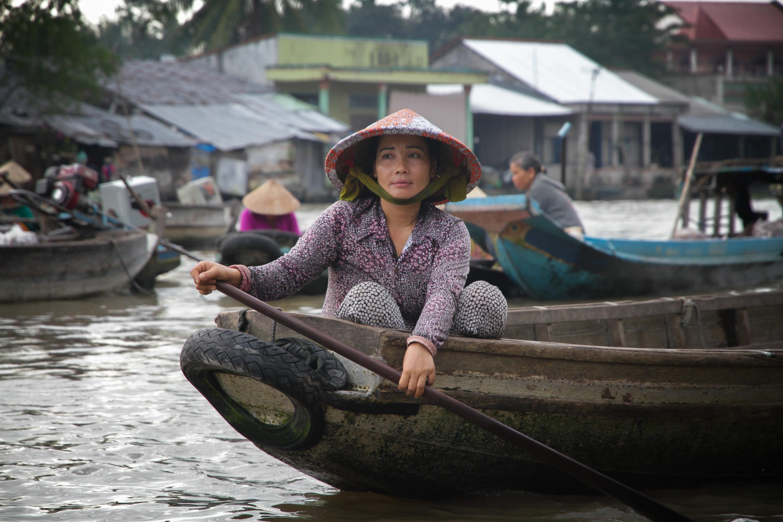 Mekong Marktfrau